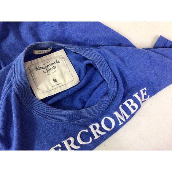Abercrombie & Fitch Vintage T Shirt Muscle Fit Spell Out Mens Medium - Picture 6 of 6